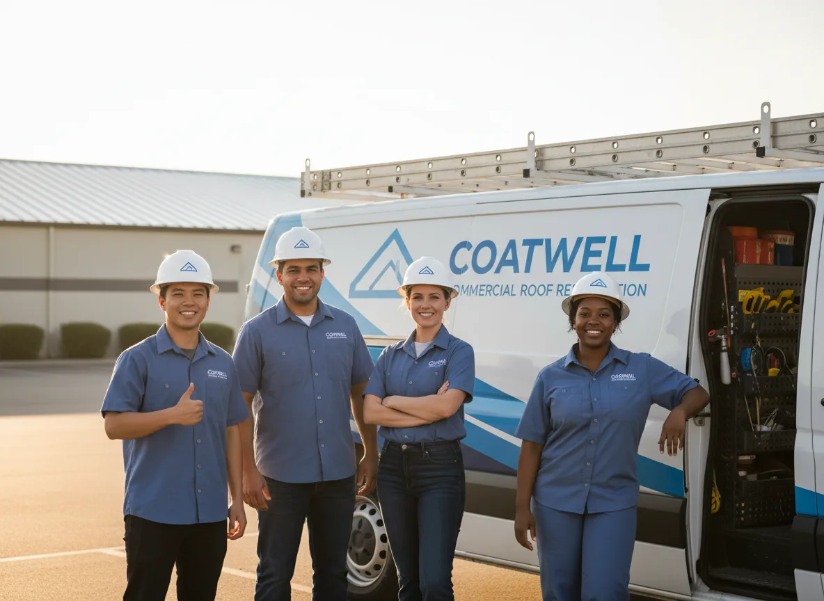 Commercial roof coating company in Sigel, PA